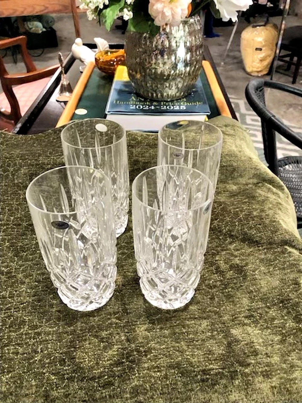 Gorham Cut-Glass Tumblers Set of 4